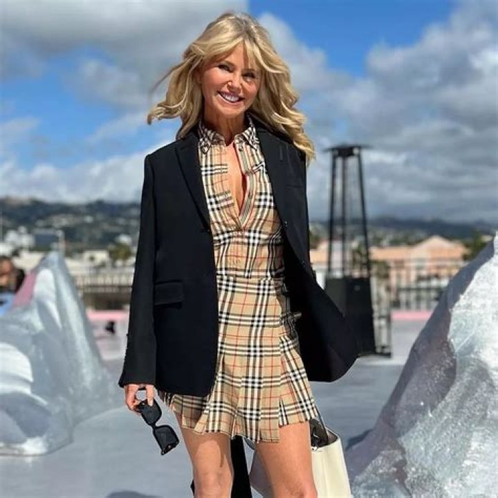 Christie Brinkley, 68, Poses In Sexy Plunging Swimsuit By The Pool For Photo Shoot