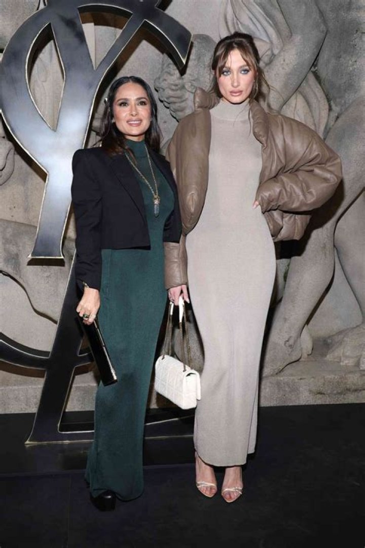 Salma Hayek & Daughter Valentina At Balenciaga Show — Photos – Hollywood Life